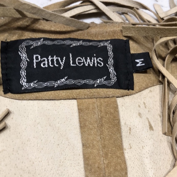 Western Suede Hand Painted Jacket by Patty Lewis Native American - Picture 7 of 16